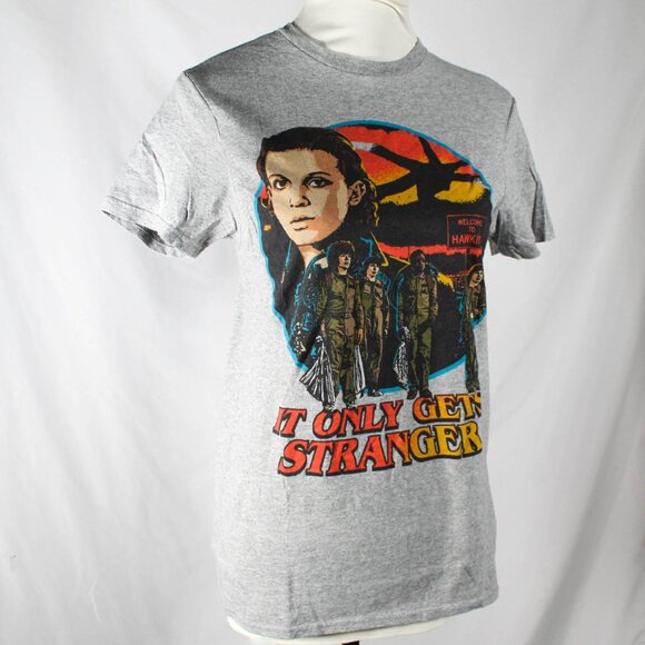 Stranger Things "It Only Gets Stranger" Ghostbusters Graphic Tee – Unisex Small - Picture 2 of 5